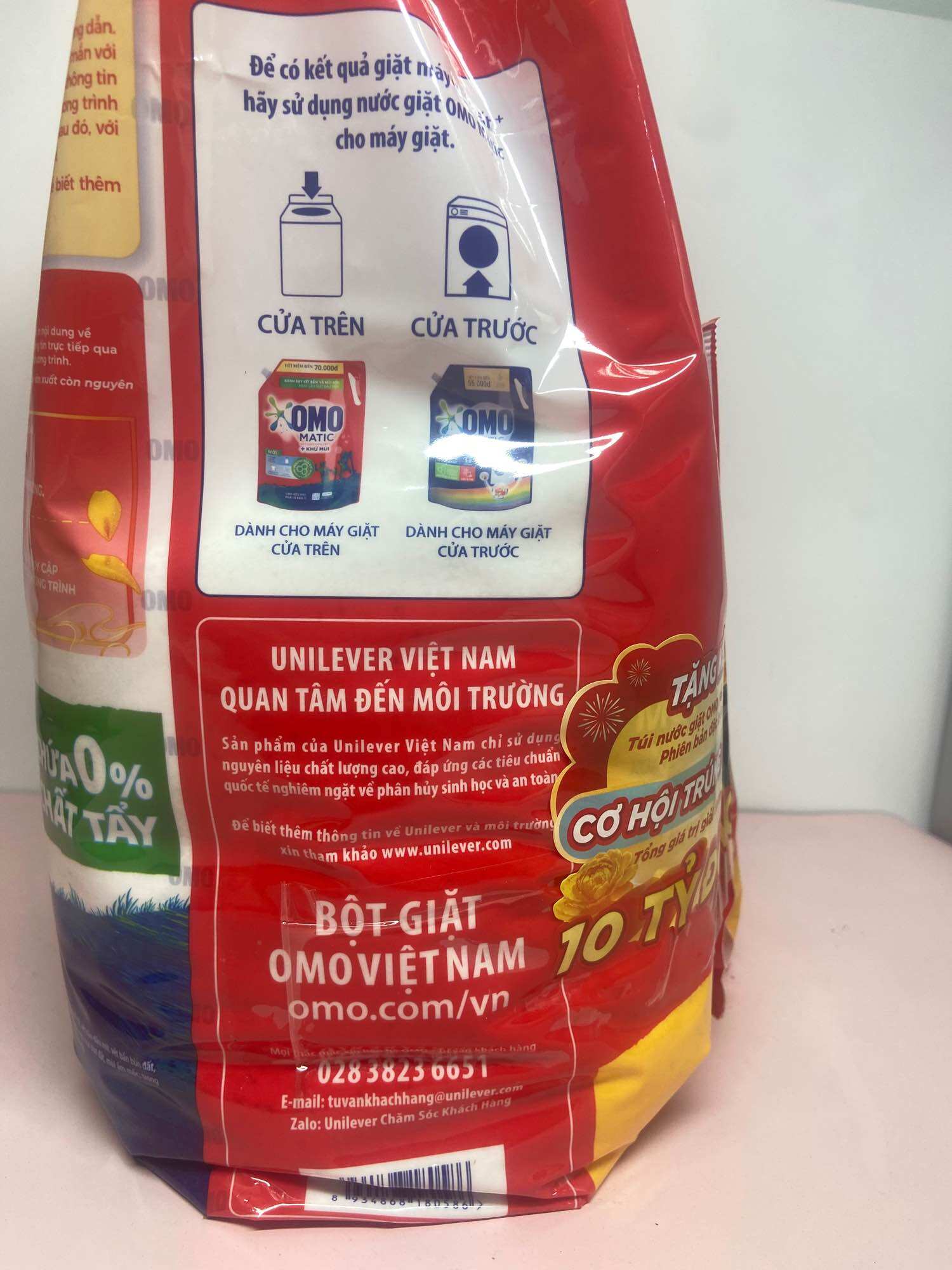 Bột giặt omo 5.3kg comfort