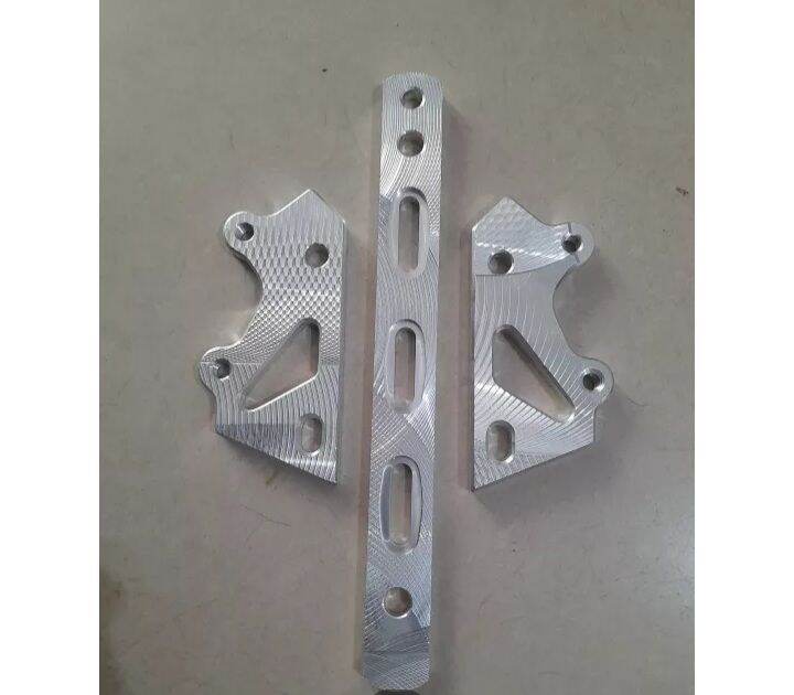 Bộ pát gắn gác chân nhôm cnc xe ex 135, 150.