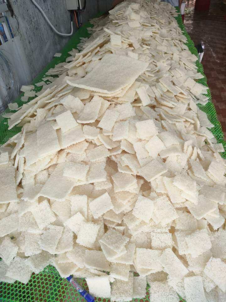 10kg cơm cháy chưa chiên 7*9cm
