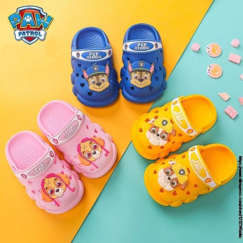 Giày Dép bé trai đội chó cứu hộ Paw patrol đế nhựa siêu nhẹ xăng đan sandal dép sục cross đội chó cứu hộ cho bé trai