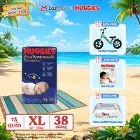 [Chỉ 25-29.06 QUÀ TẶNG ĐƠN 399K](Mua 1 tặng 1) Tã quần Huggies Naturemade ban đêm XL38