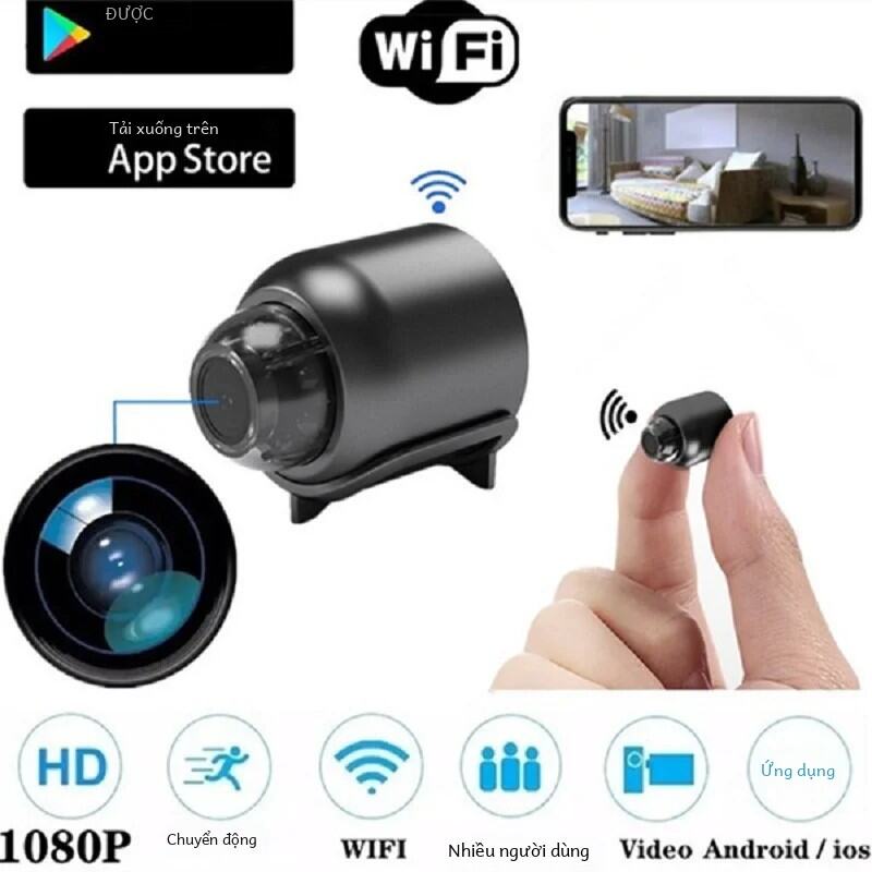 Camera Mini HD 1080P Wifi Không Dây Giám Sát Trẻ Em Với Tầm Nhìn Ban Đêm Trong Nhà An Toàn Giám Sát An Ninh Ip Cam Đầu Ghi Hình