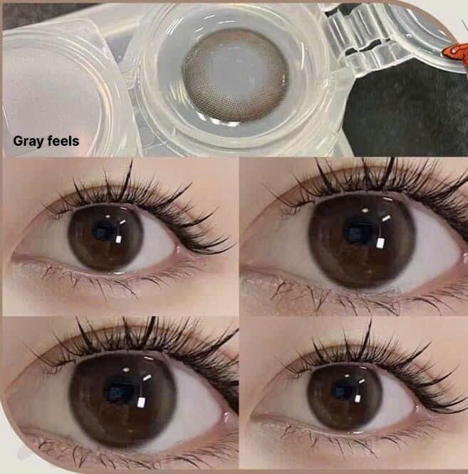 [HOT] 1 Cặp lens Hàn xuất Thái màu đẹp tuyển chọn, HSD 1 năm, dễ đeo không cộm mắt, giúp cửa sổ tâm hồn thêm thu hút, tặng kèm khay đơn lens mắt