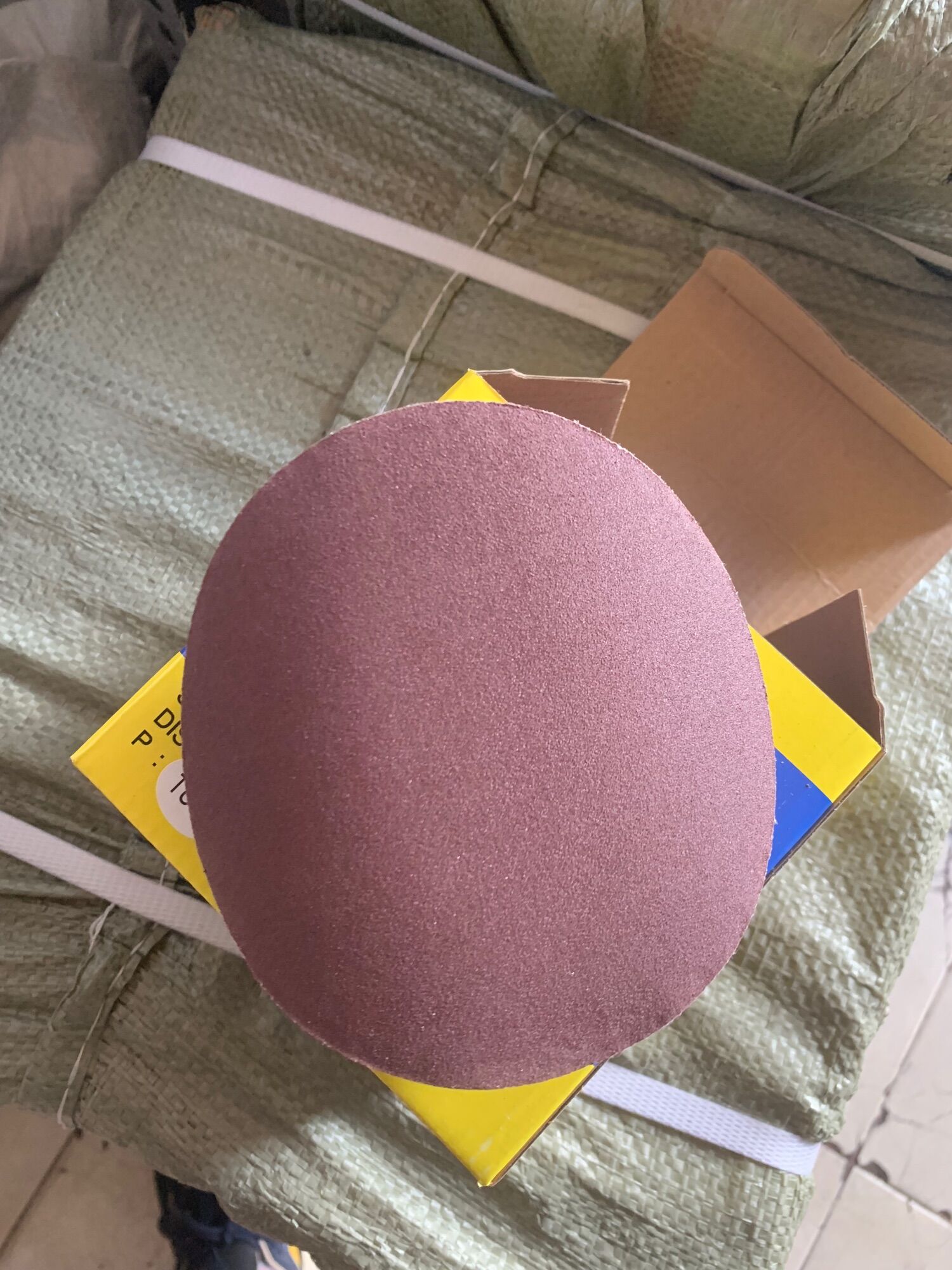 Giấy nhám máy chà gỗ 125 mm ( 100 tờ)