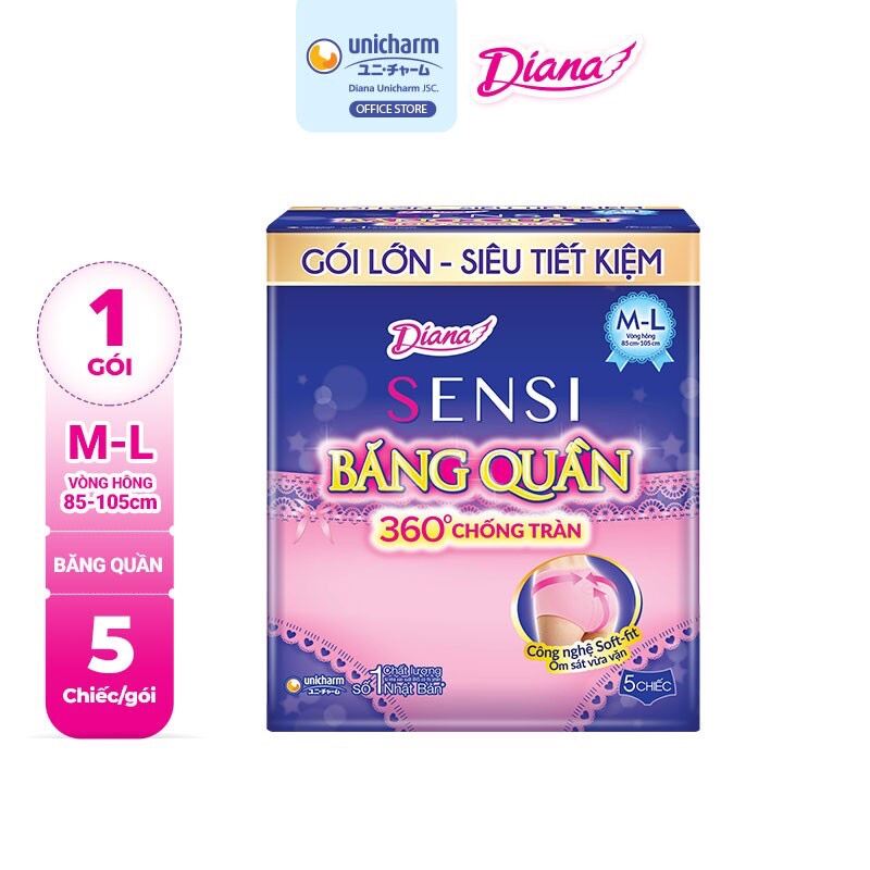 Băng quần diana sensi 5 miếng 1 gói