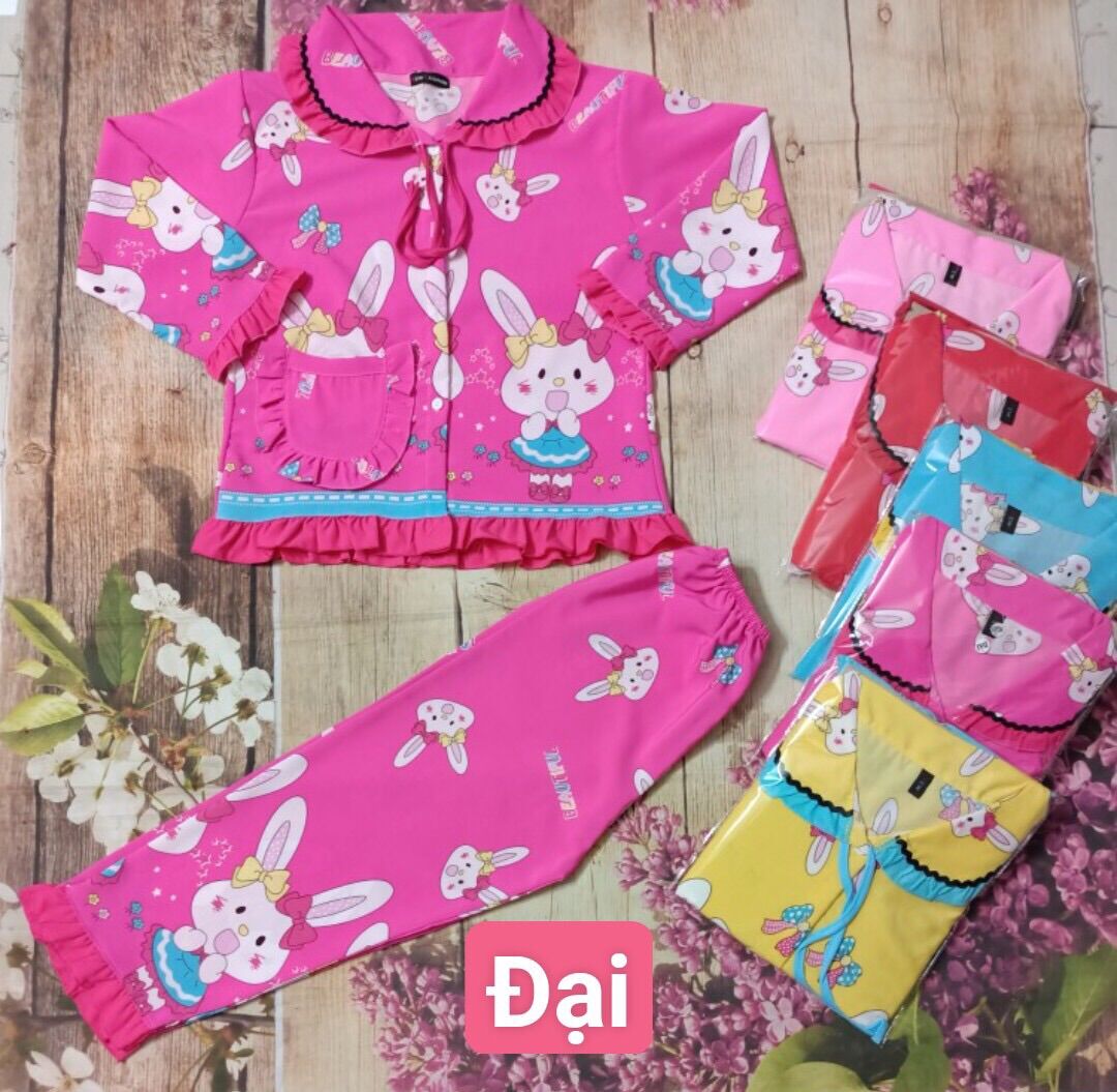 (HCM) BỘ PIJAMA TIỂU THƯ BÉ GÁI ( 20-38kg) (NGẪU NHIÊN)