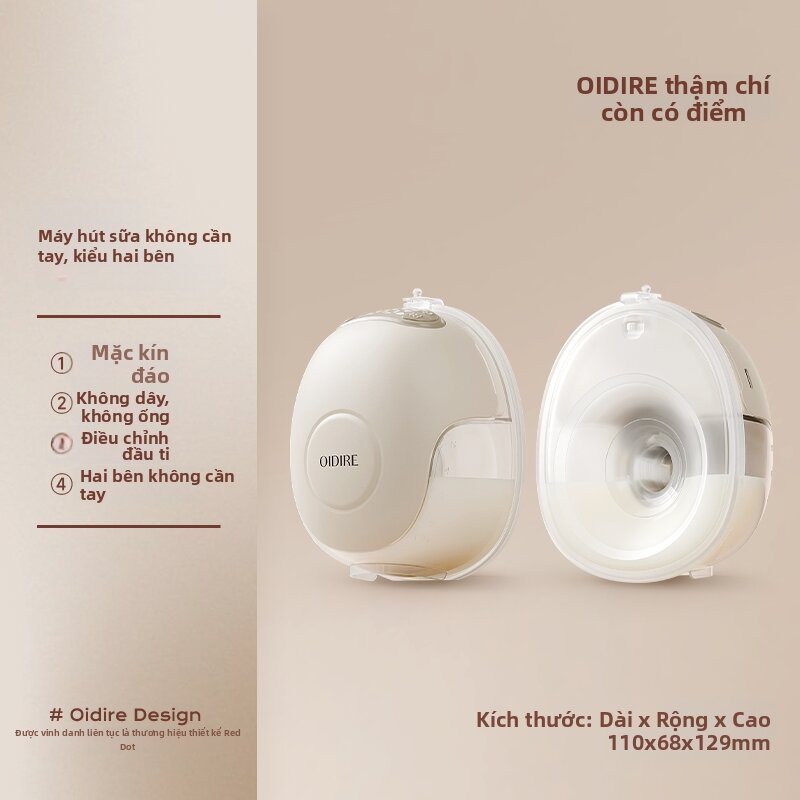 Oidire | Máy Hút Sữa Điện Tự Động Không Tiếng Ồn Tự Do Di Chuyển