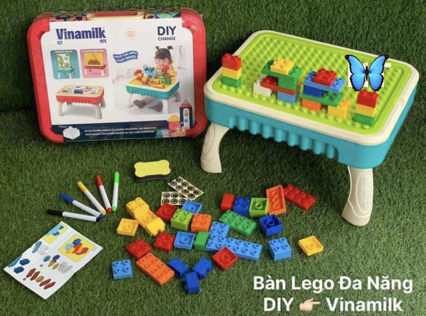 Bộ bàn học lắp ráp lego