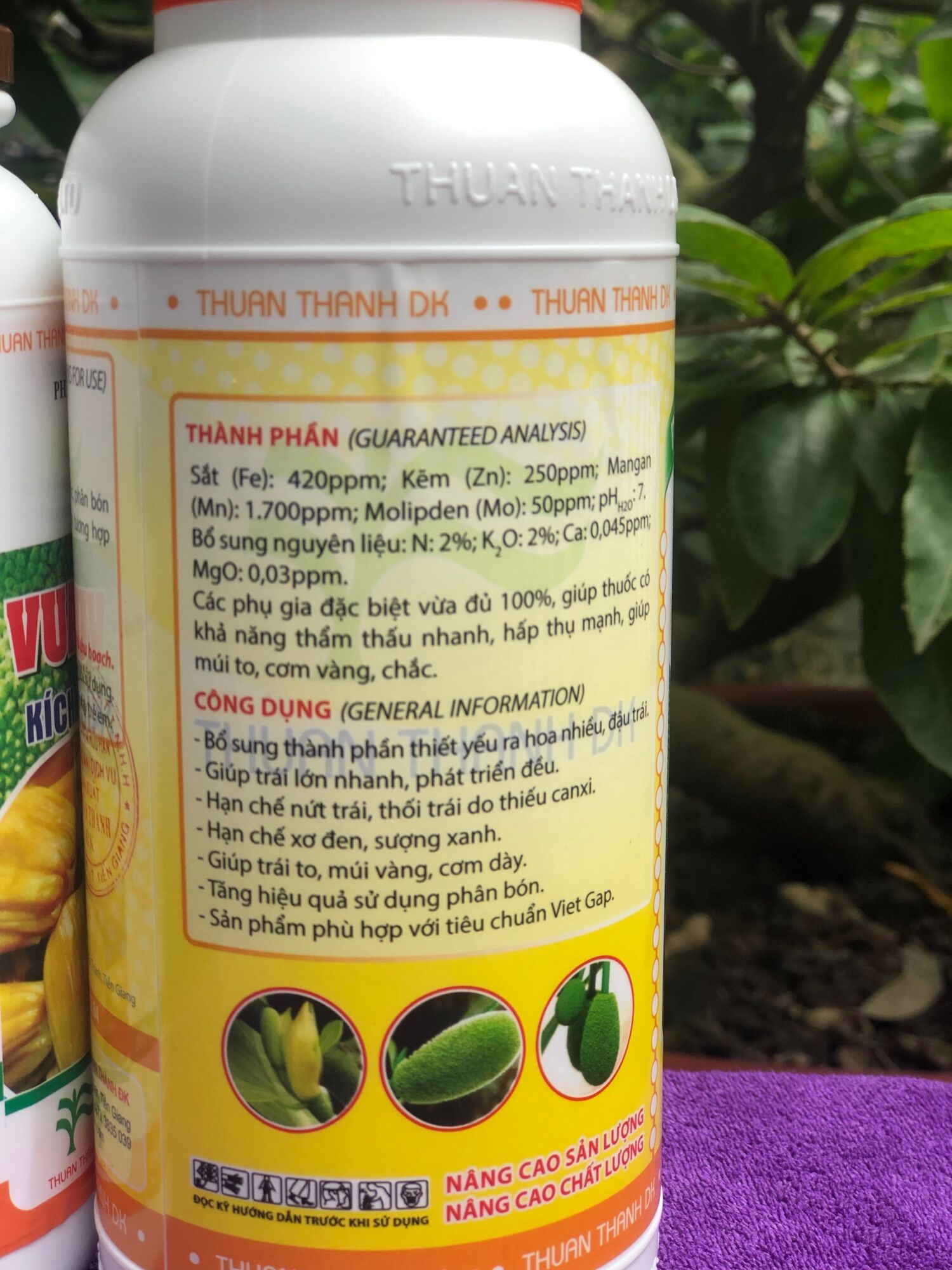 Phân bón Sơ đen mít | Cty Thuận Thành DK | 500ml