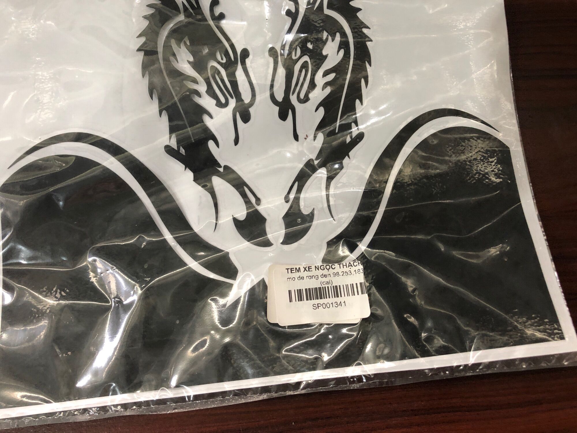 MỎ DÈ RỒNG ĐEN DECAL