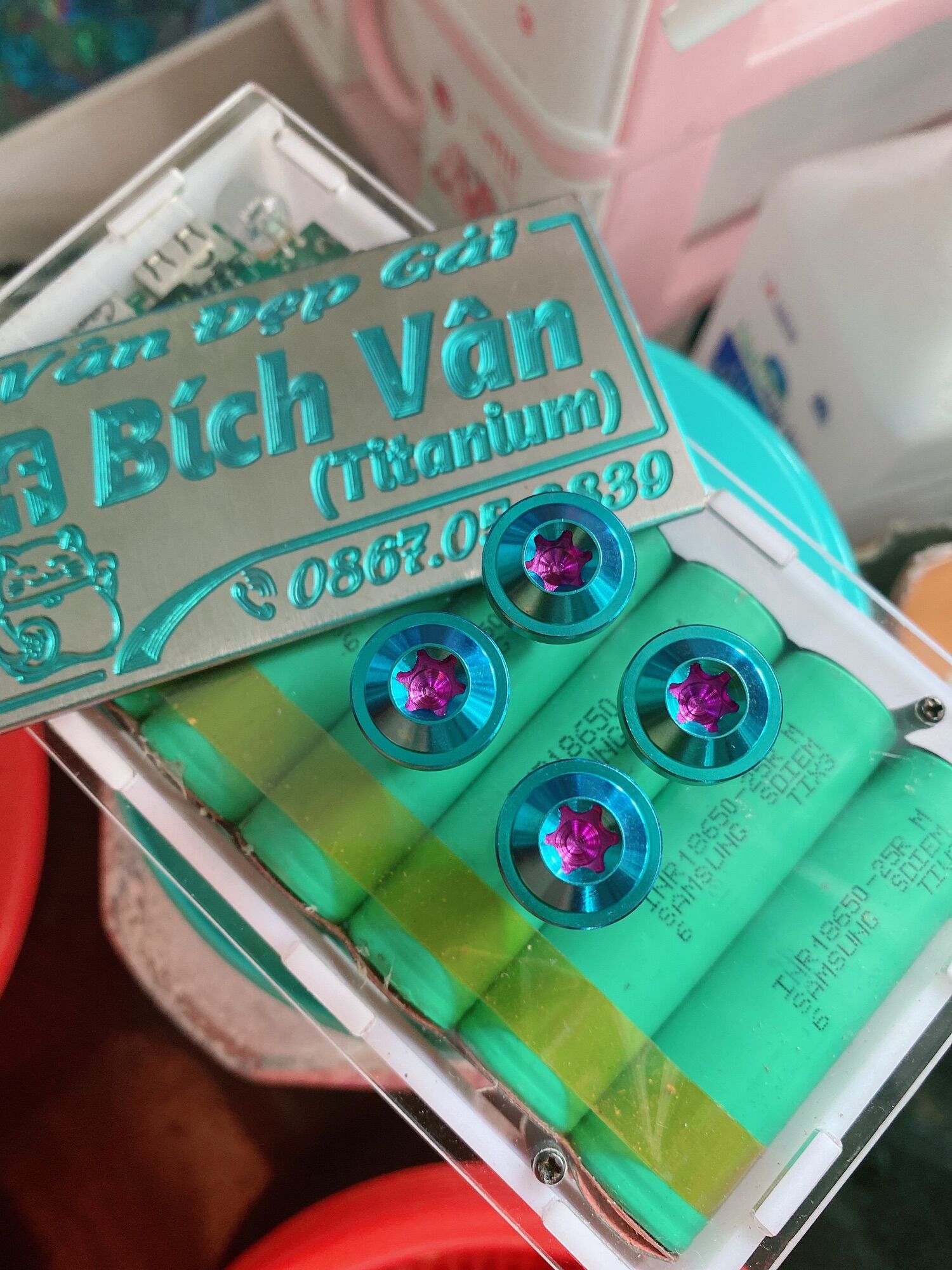 Combo 4 ốc dè sau Exciter