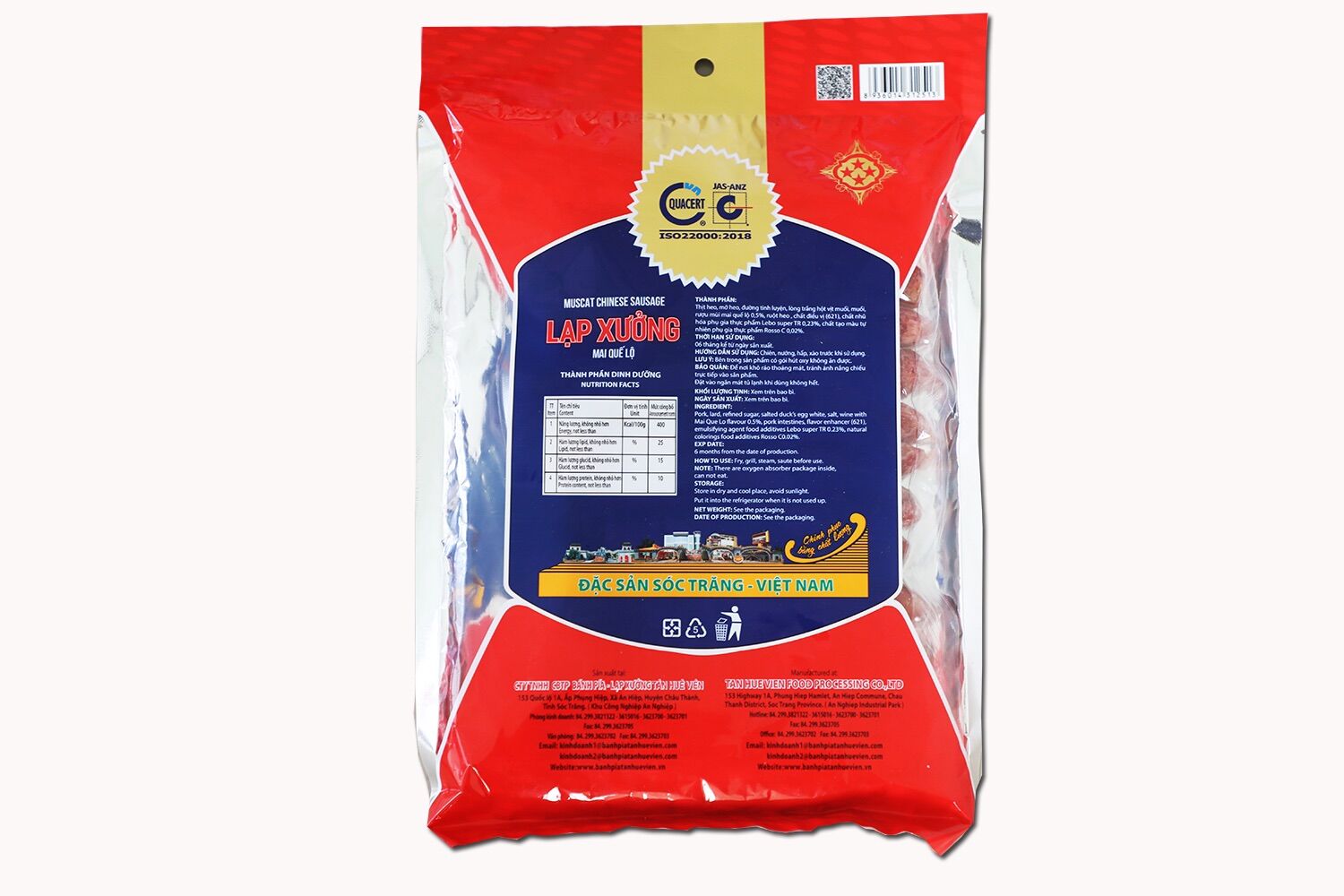 LẠP XƯỞNG NẠC TÂN HUÊ VÊN 500G