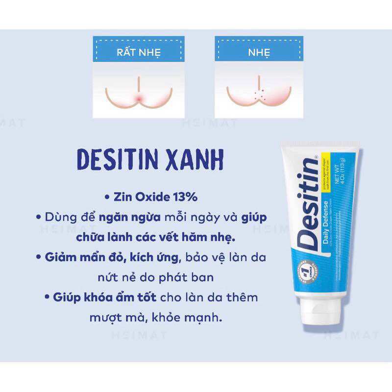 Kem bôi hăm da cho bé DESITIN tuýp 113g Mỹ