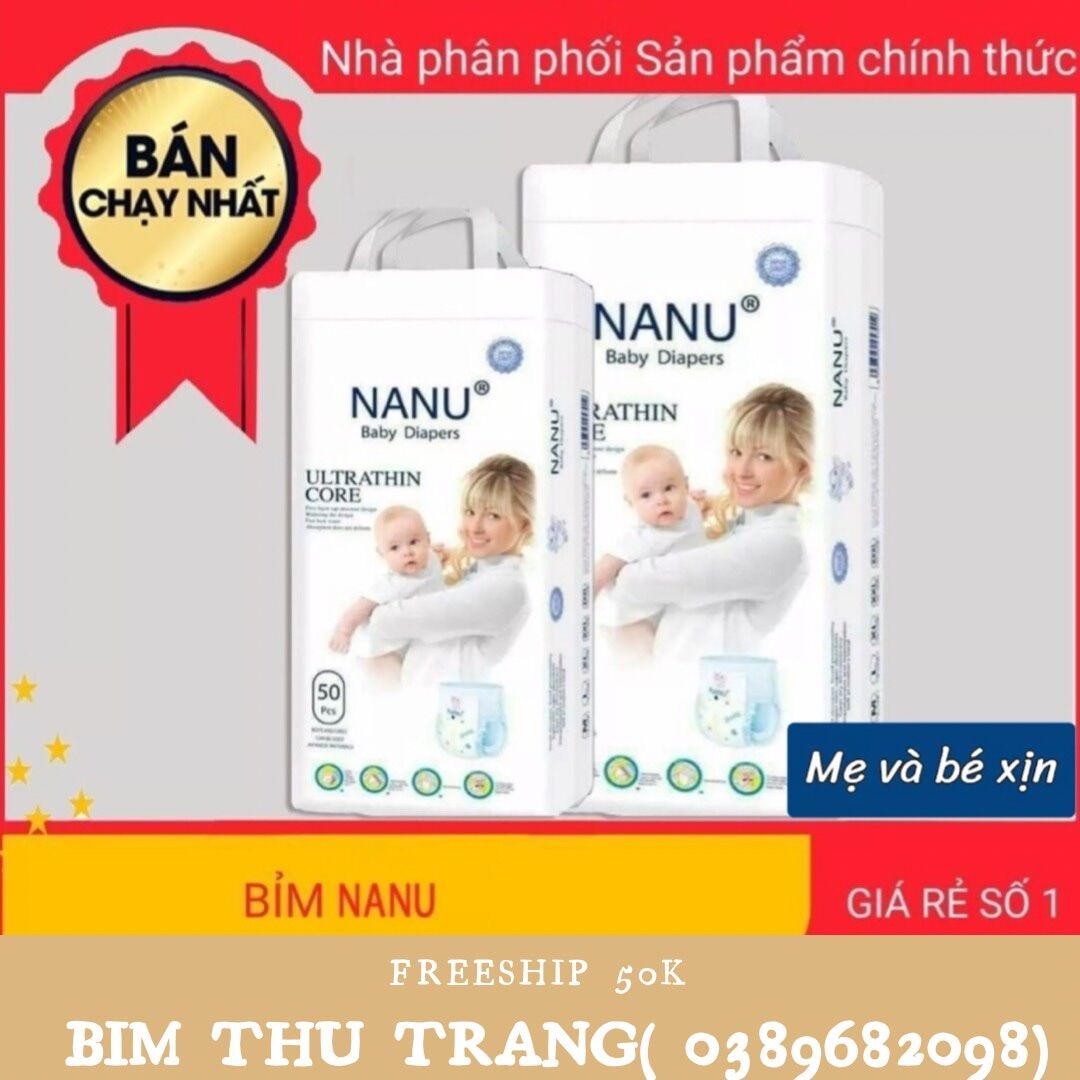 Bỉm quần NANU BABY 100 miếng