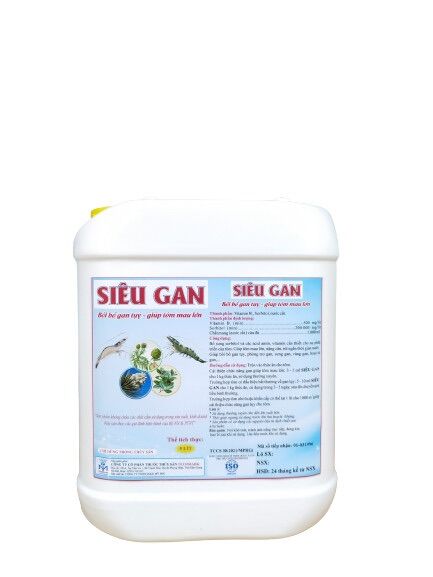 Siêu gan gan tạt cho tôm, thủy sản can 5 lít