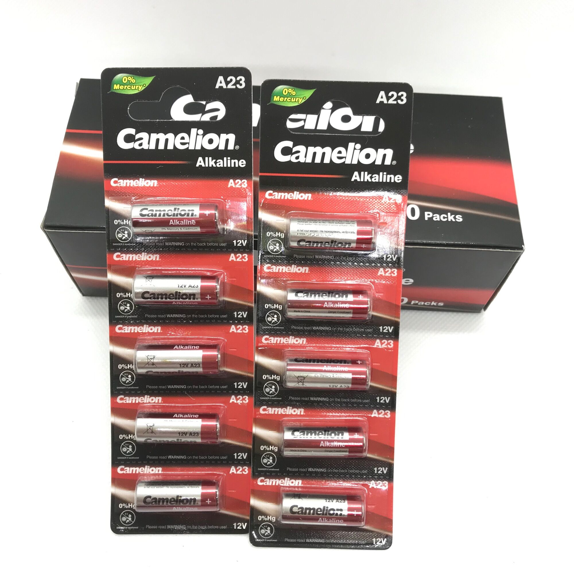 Vĩ 5 Viên Pin Chuông 12V Camelion A23 dùng cho chuông cửa, chuông báo động, remote cửa cuốn.