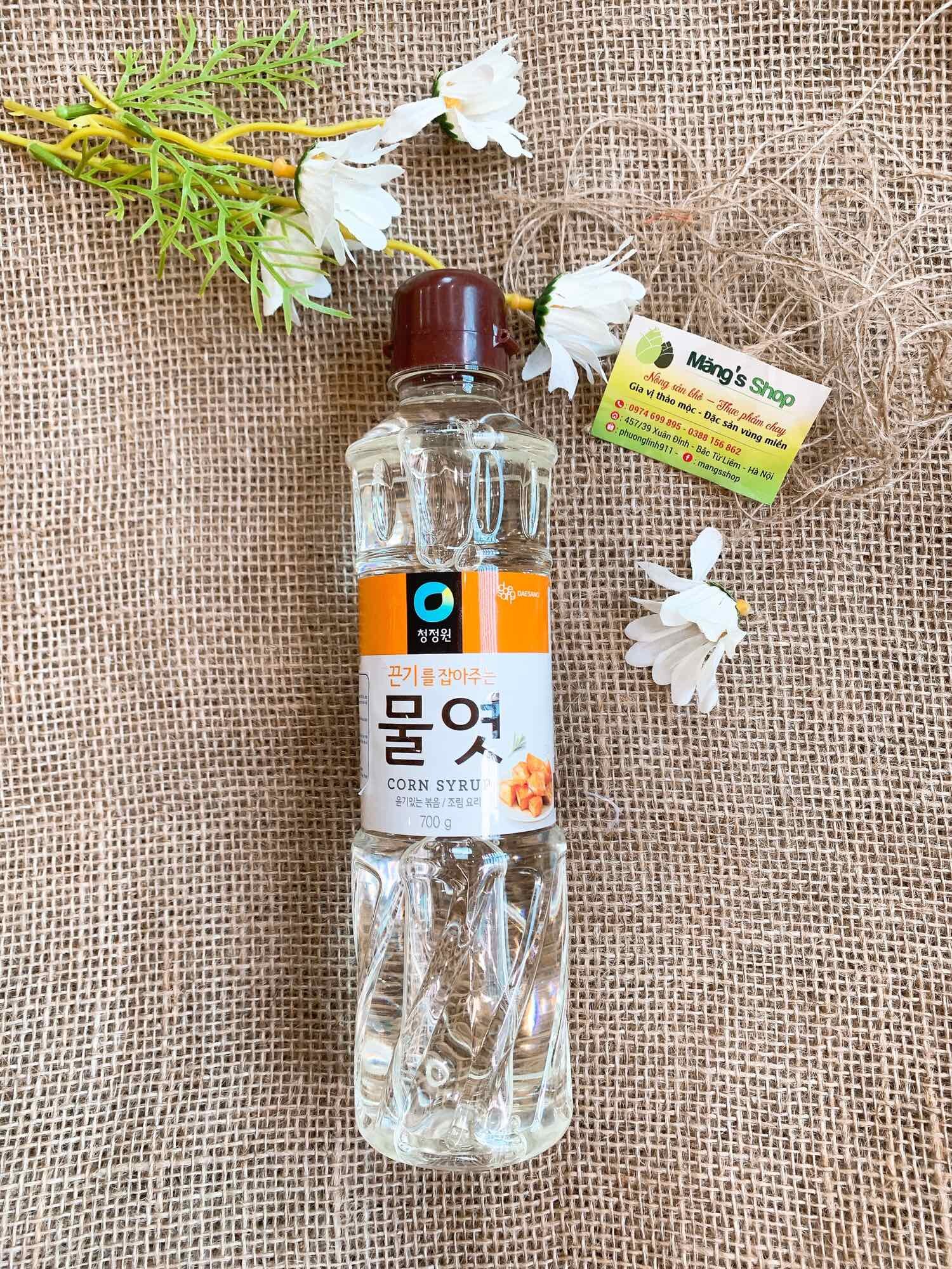 Nước đường, mạch nha, mật ngô, syrup ngô Hàn Quốc chai 700g