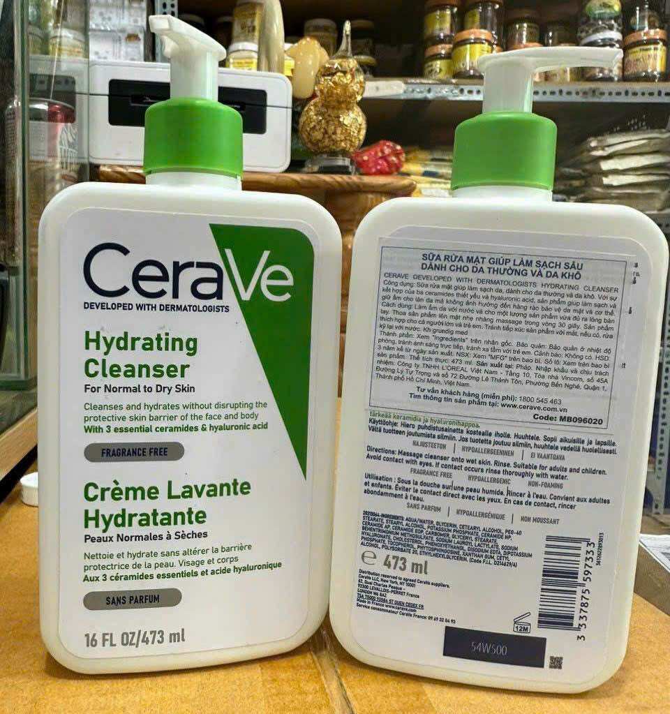 Sữa rửa mặt cerave 473ml