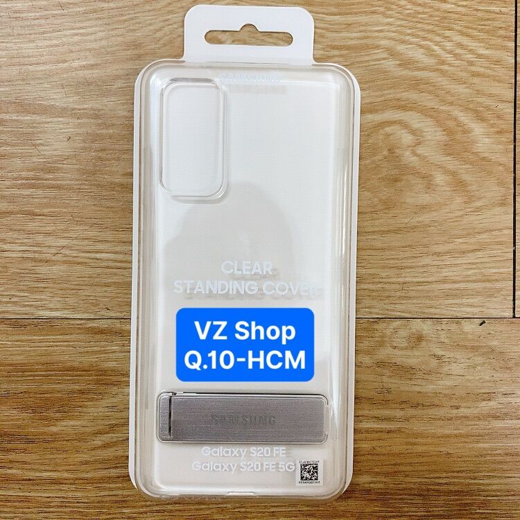Chính hãng nguyên seal - bao da smart clear view cover cho điện thoại samsung galaxy s20 fe/ galaxy s20 fe 5g