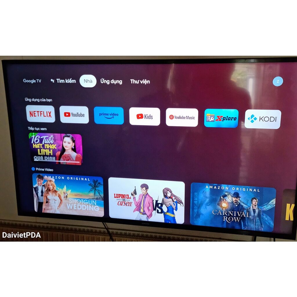 Android TV Box Mecool KM7 Plus - Netflix, Google TV , Bộ nhớ trong 16GB