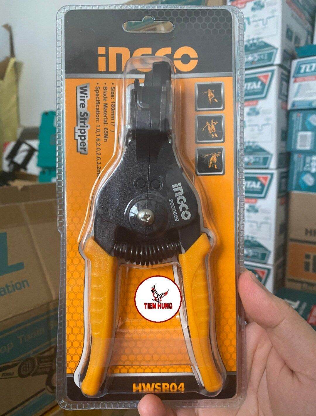 7" kìm tuốt dây điện ingco hwsp04