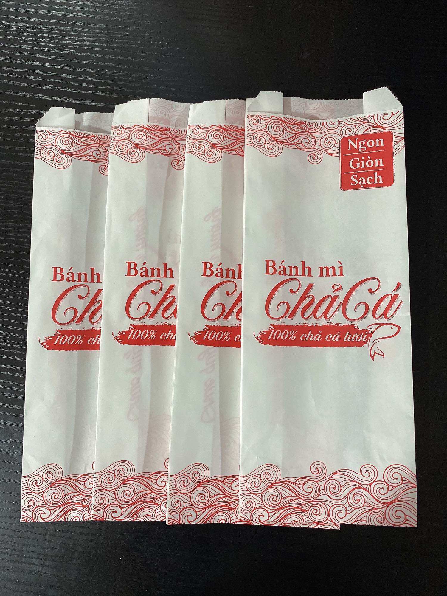 TÚI ĐỰNG BÁNH MÌ CHẢ CÁ (1000 cái)