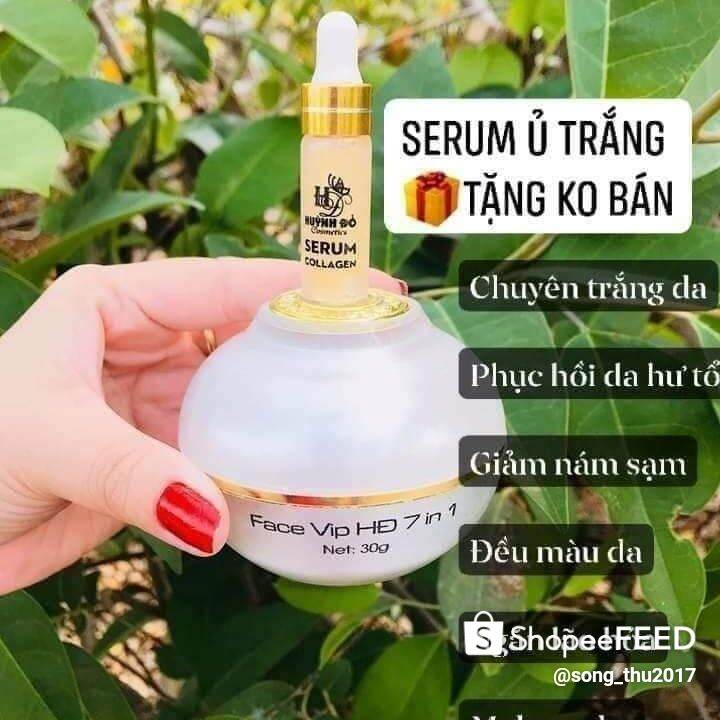 Kem dưỡng trắng da VIP 7in1 Huỳnh Đỗ