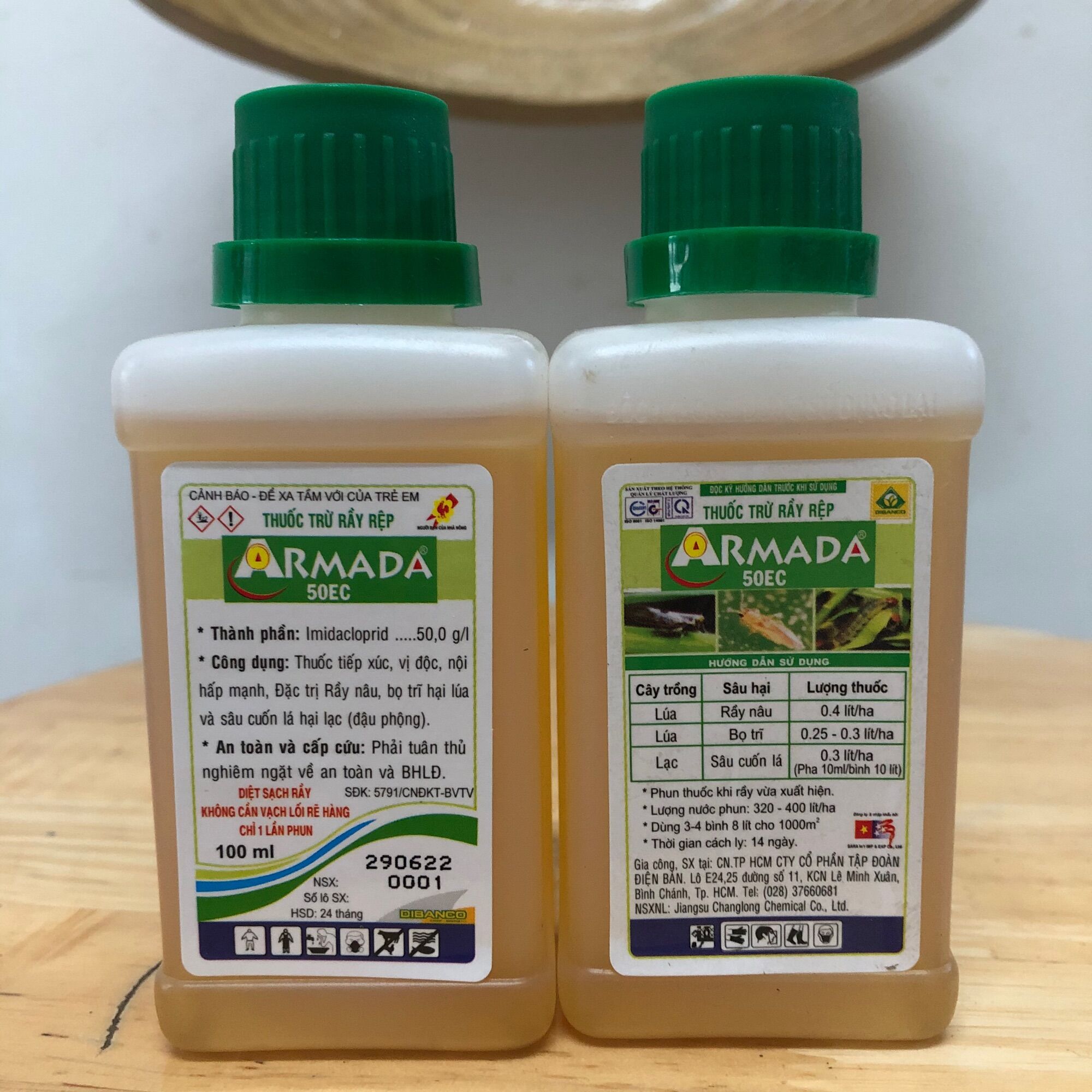 COMBO 2 Chai Thuốc diệt rầy rệp Armada 100ml; Đặc hiệu diệt rầy nâu, rầy xanh, rầy trắng, rệp sáp, bọ trĩ
