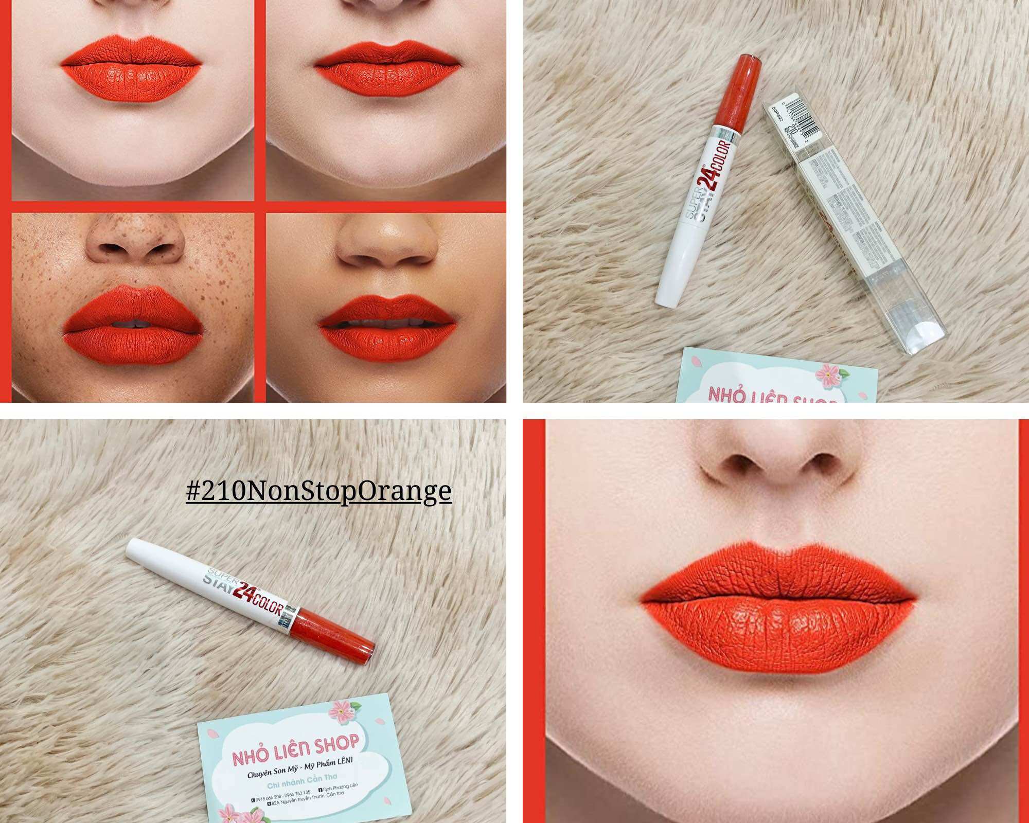 [SON KEM LÌ 24H CHÍNH HÃNG MỸ ] MAYBELLINE SUPERSTAY 24H COLOUR LIPSTICK