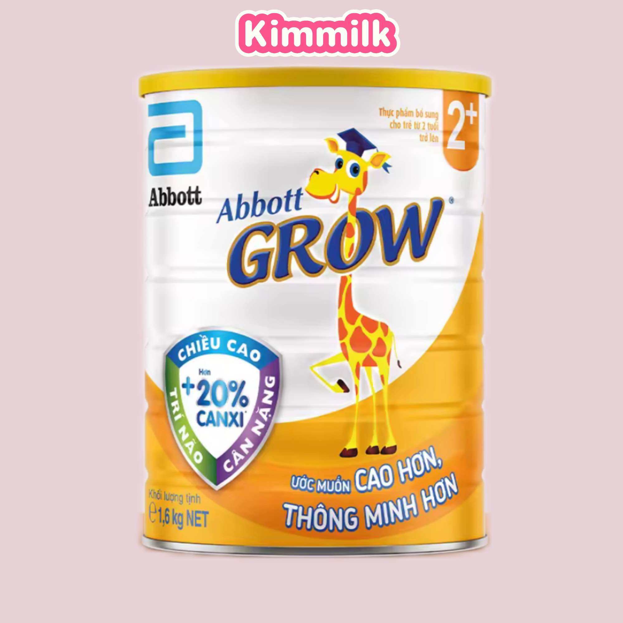 Sữa Bột Abbott Grow 2+ ( Abbott Grow 4 CŨ ) Hương Vani 1,6kg