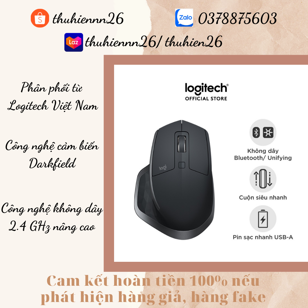 Chuột không dây Bluetooth Logitech MX Master 2s
