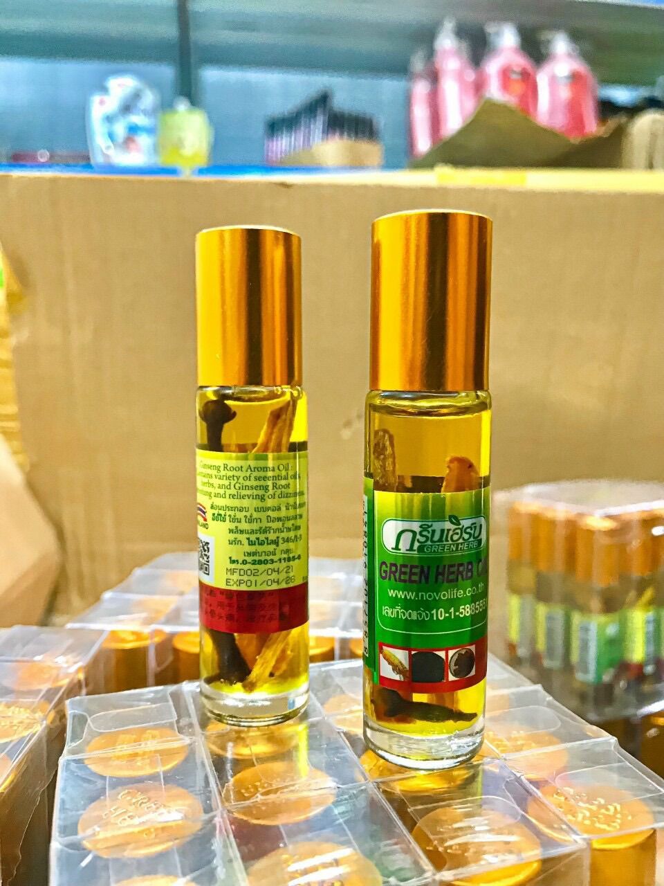 Dầu thảo dược nhân sâm Green Herb Oil Thái Lan