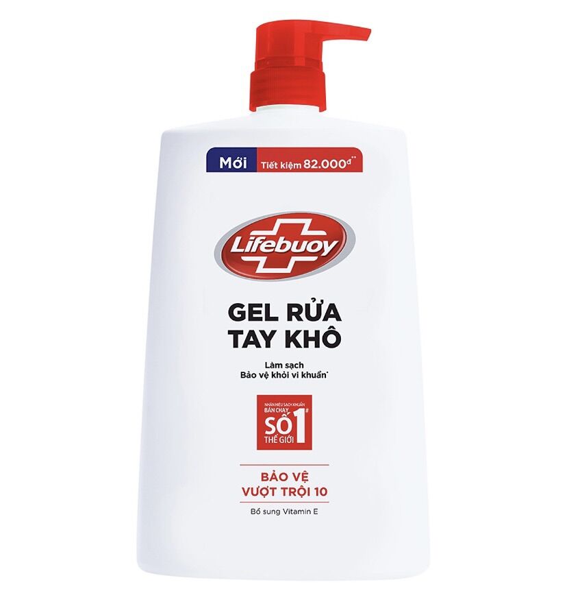 Gel rửa tay khô lifebuoy bảo vệ vượt trội