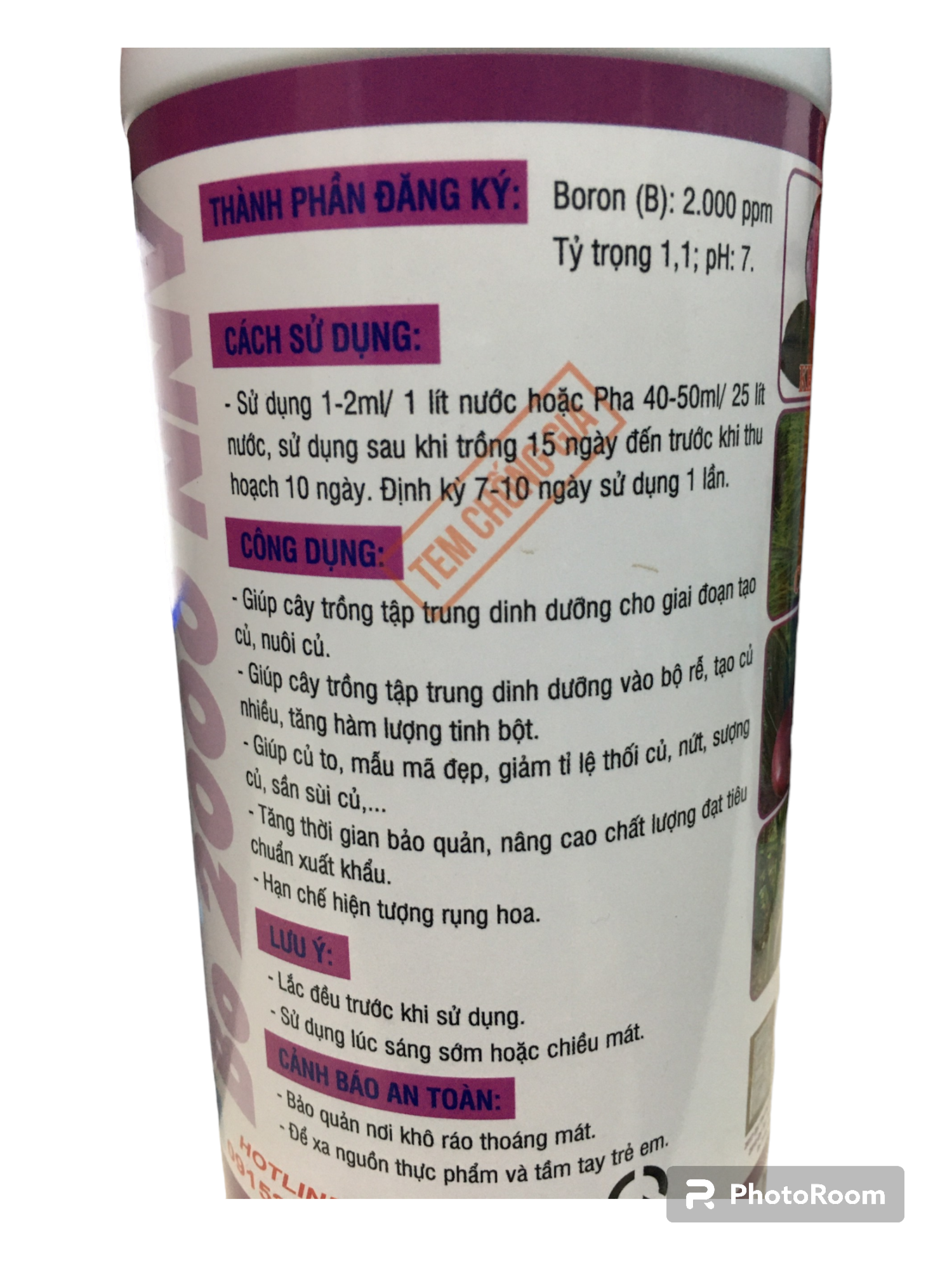 Phân bón MAX FRUIT - TO CỦ. CHAI 1L.
