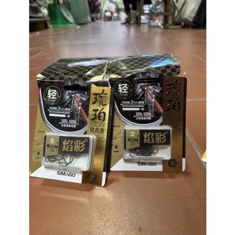 Lưỡi Câu Cá Titan Siêu Bén Không Ngạnh Simago