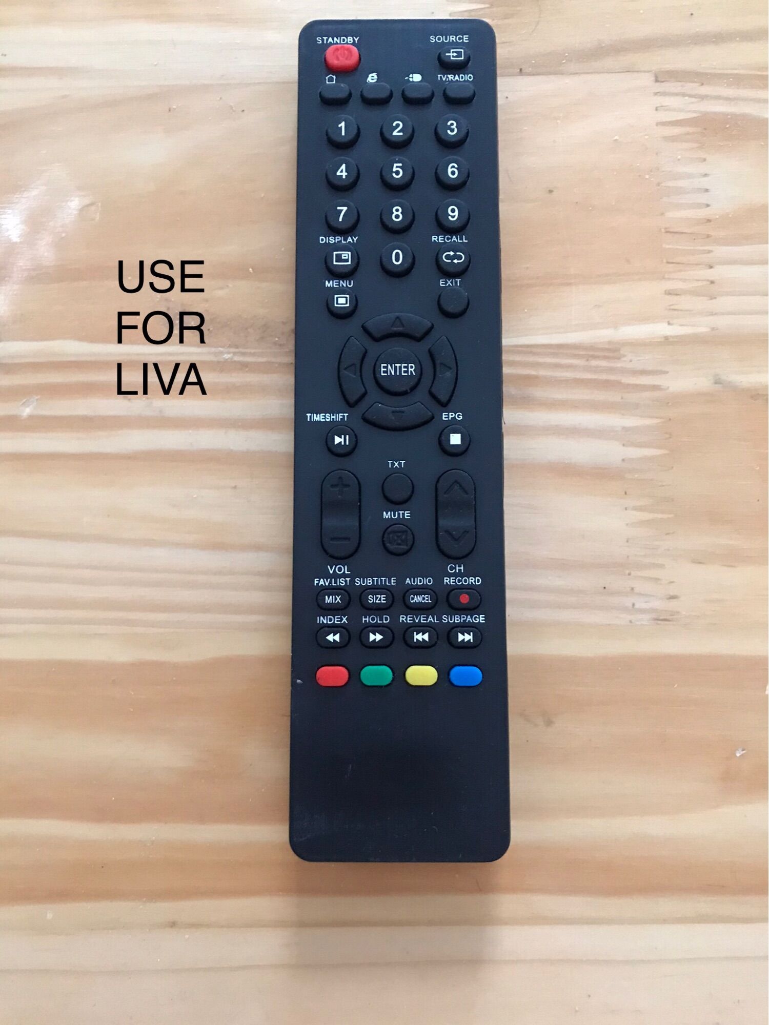 Remote điều khiển tivi led LIVA Smart