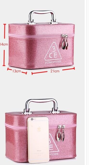 Cốp đựng đồ trang điểm 3CE , cốp đựng đồ cá nhân 21*14*14