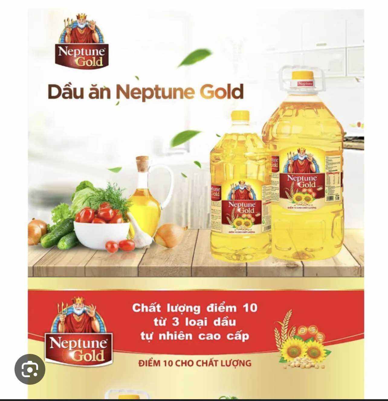 Dầu Ăn Neptune 5L, 2L