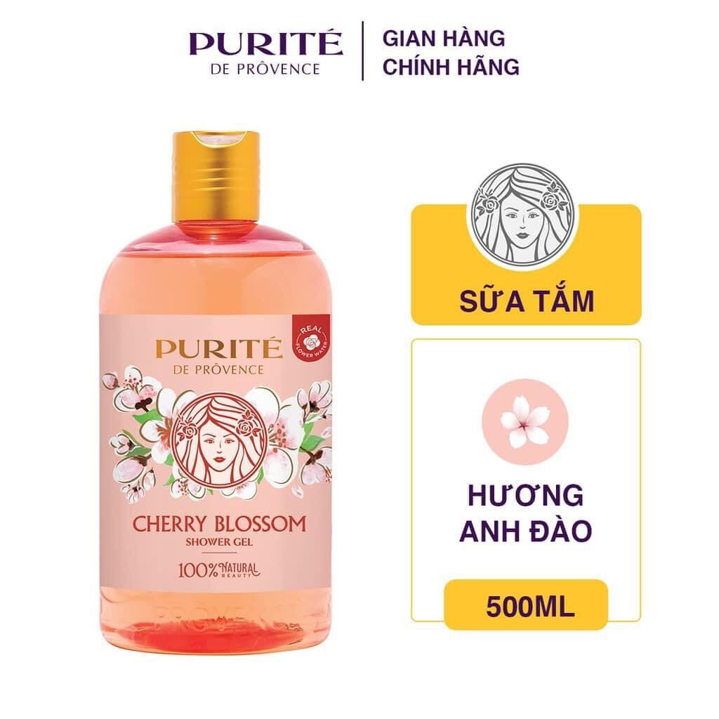 Sữa Tắm Purite De Prôvence Hoa Anh Đào 500Ml