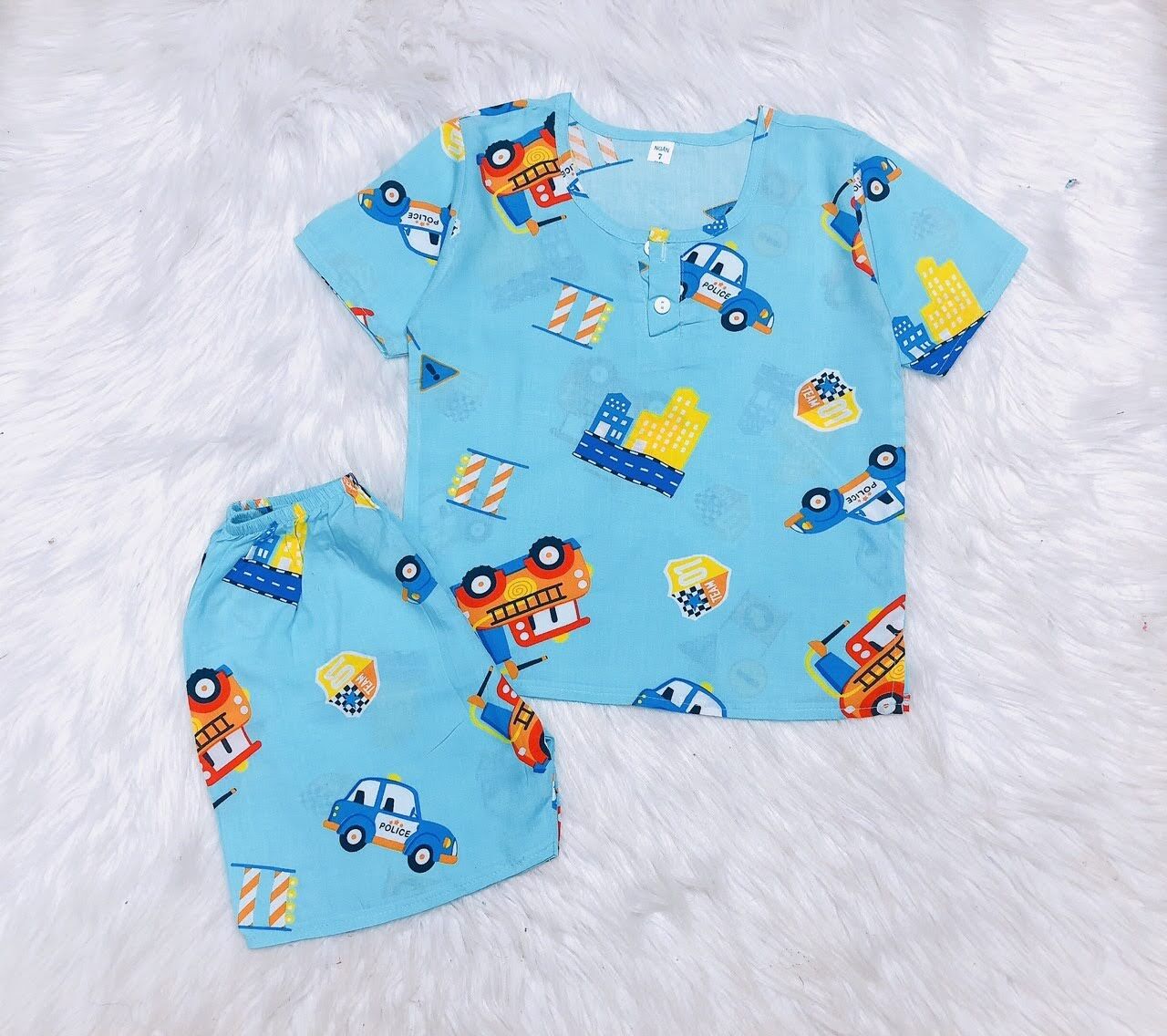 Bộ tole lanh bé trai size 5 (11 - 12kg)