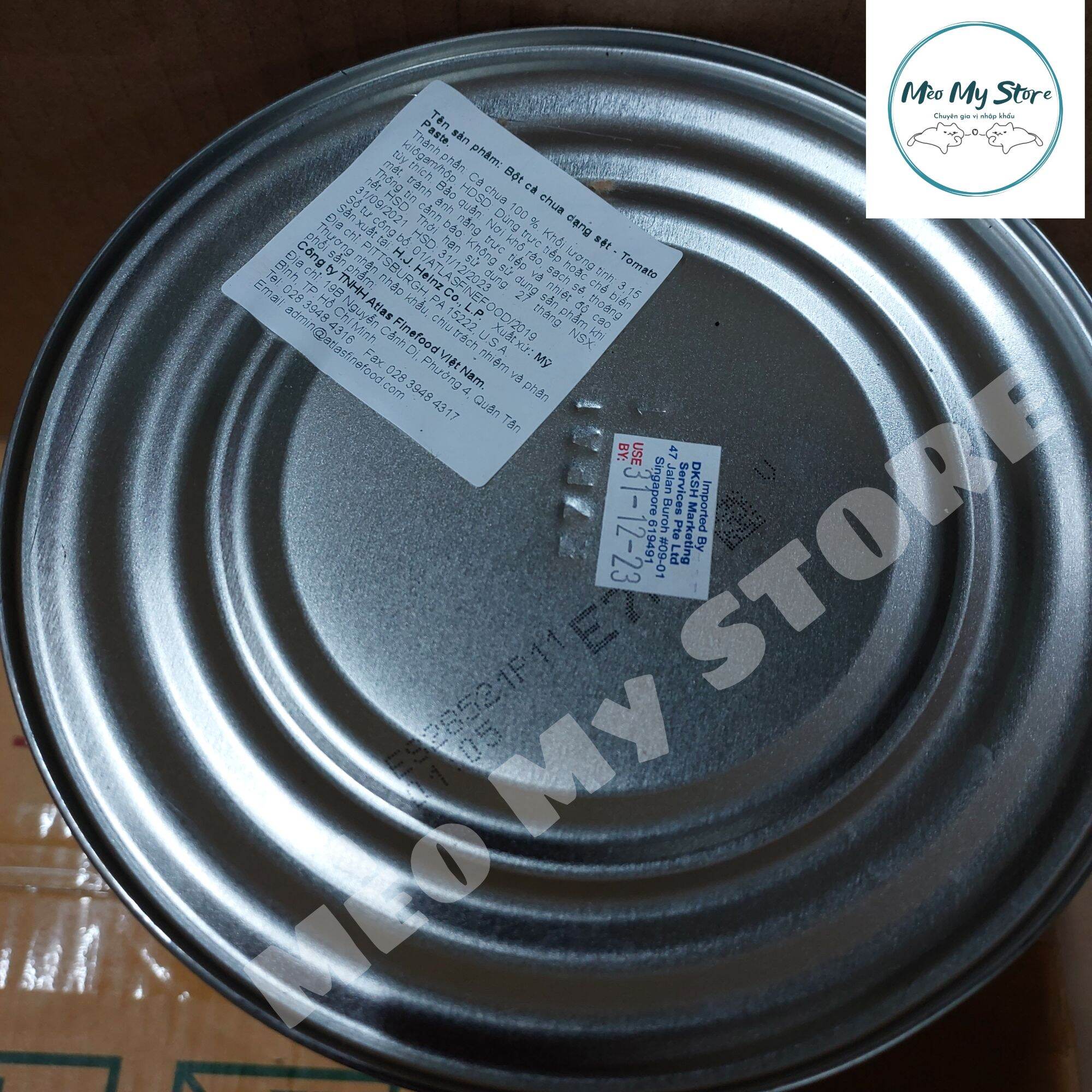 Sốt Cà Chua Dang Sệt Tomato paste hiệu Heinz Lon 3kg
