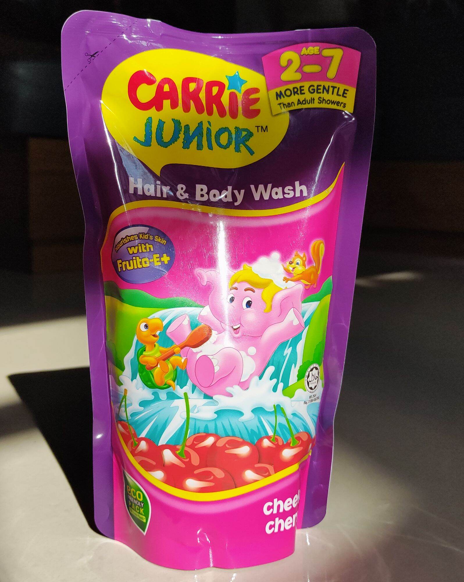 Sữa tắm bé Carrie Junior 500gr 700gr hương cherry tinh chất sữa