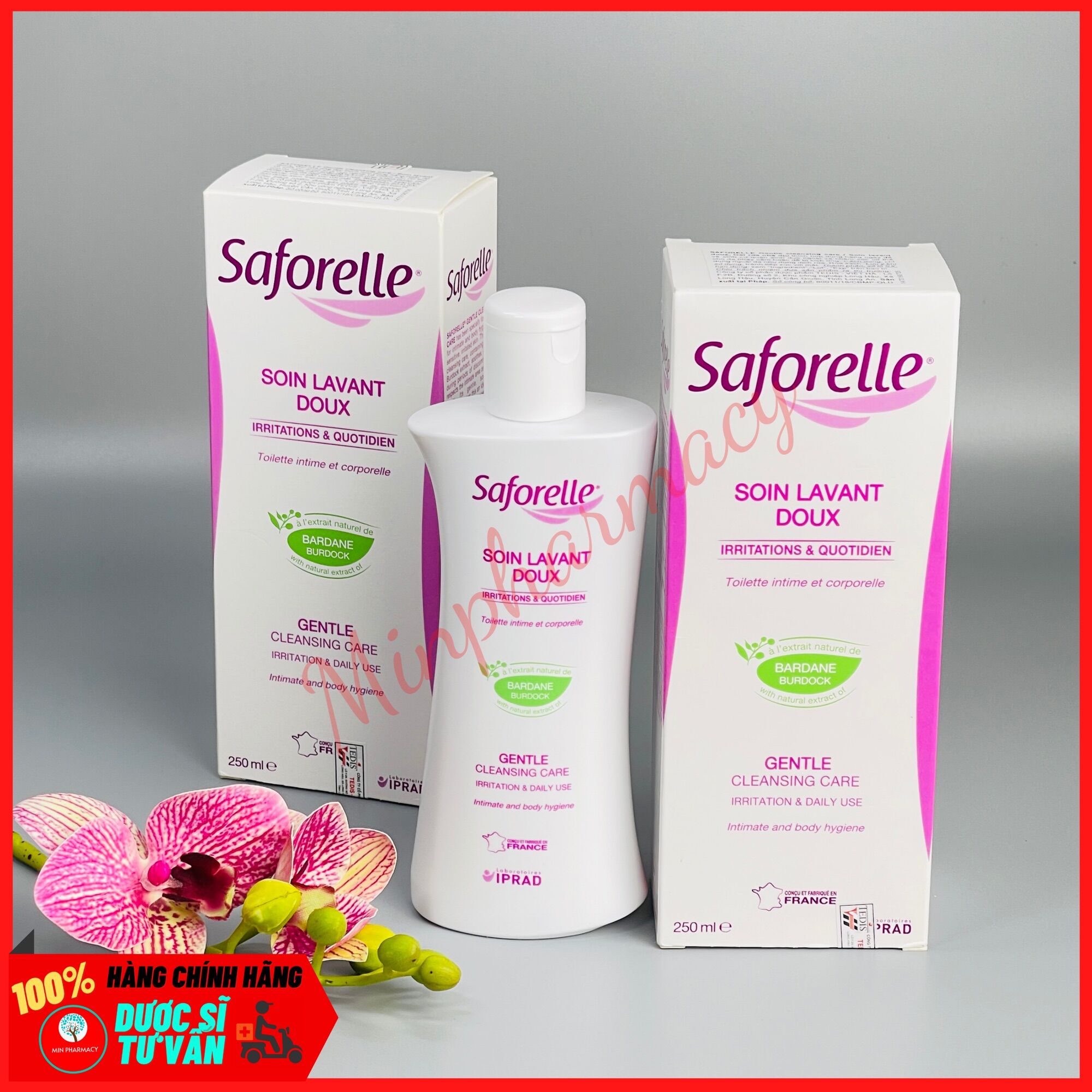 [HCM]GEL VỆ SINH PHỤ NỮ SAFORELLE 250ml- Minpharmacy