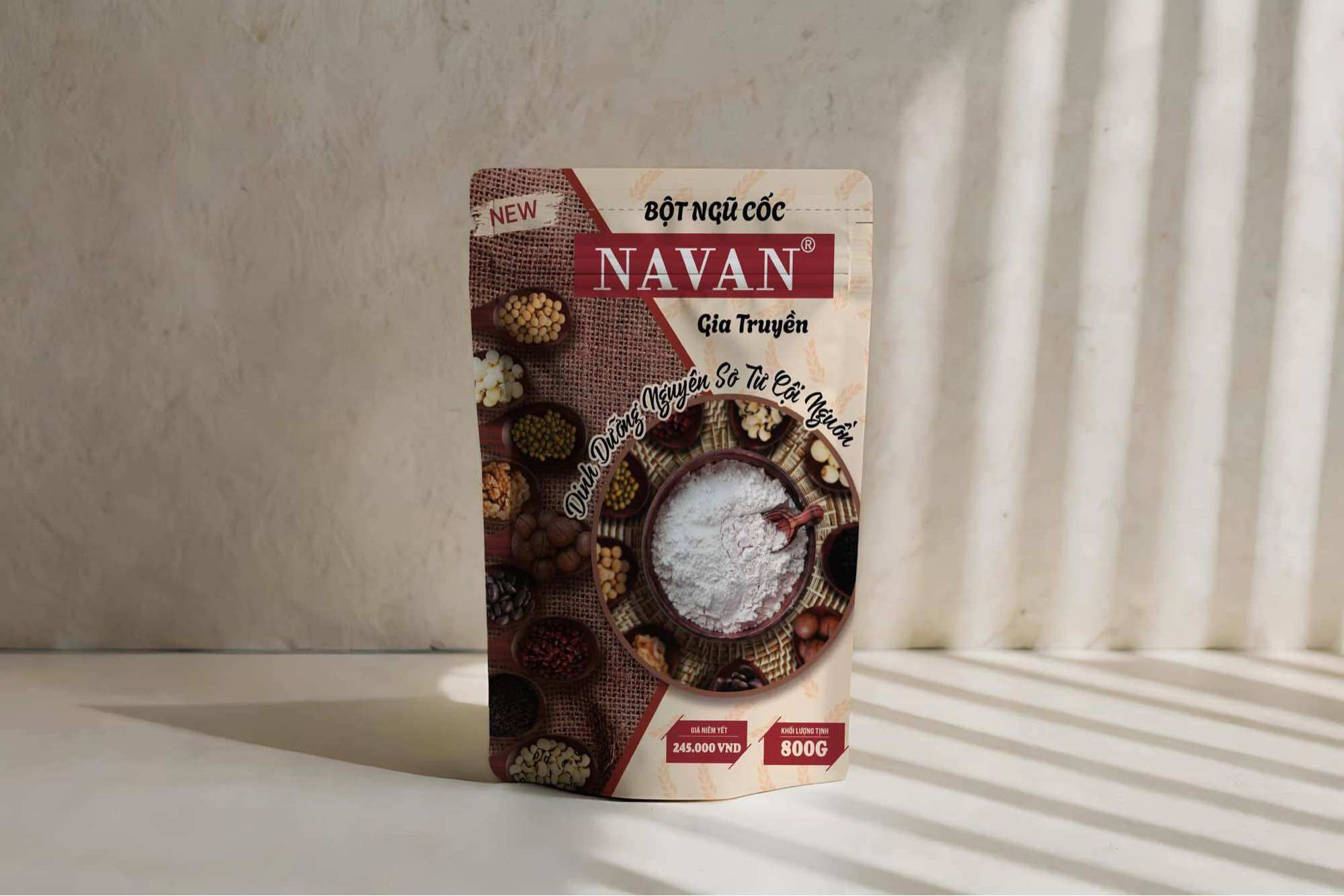 Bột ngũ cốc navan chính hiệu - NSX MỚI