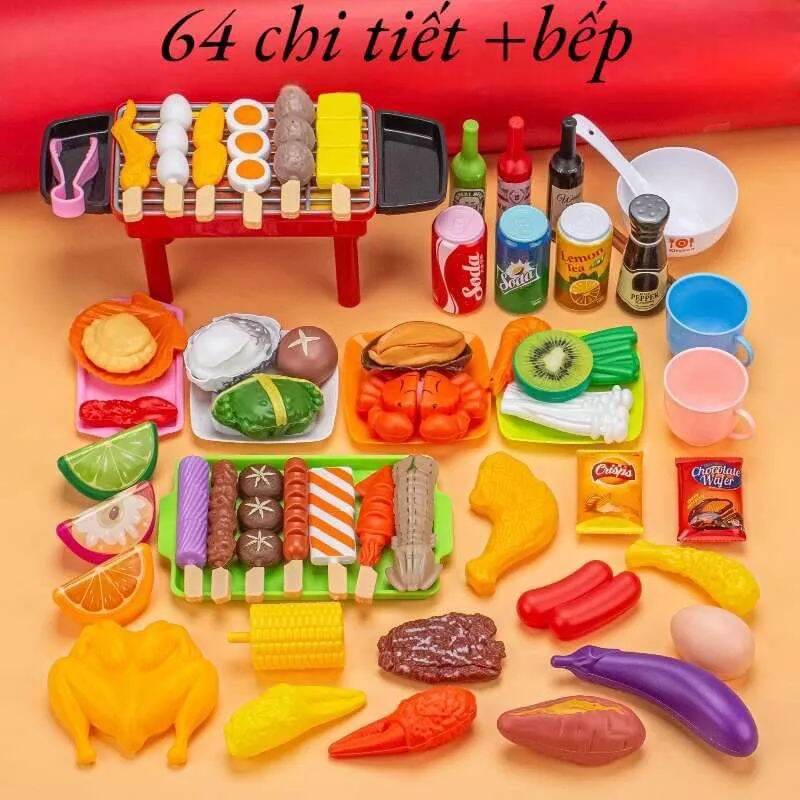 BỘ ĐỒ CHƠI ĐỒ NƯỚNG BBQ LẨU NHIỀU CHI TIẾT