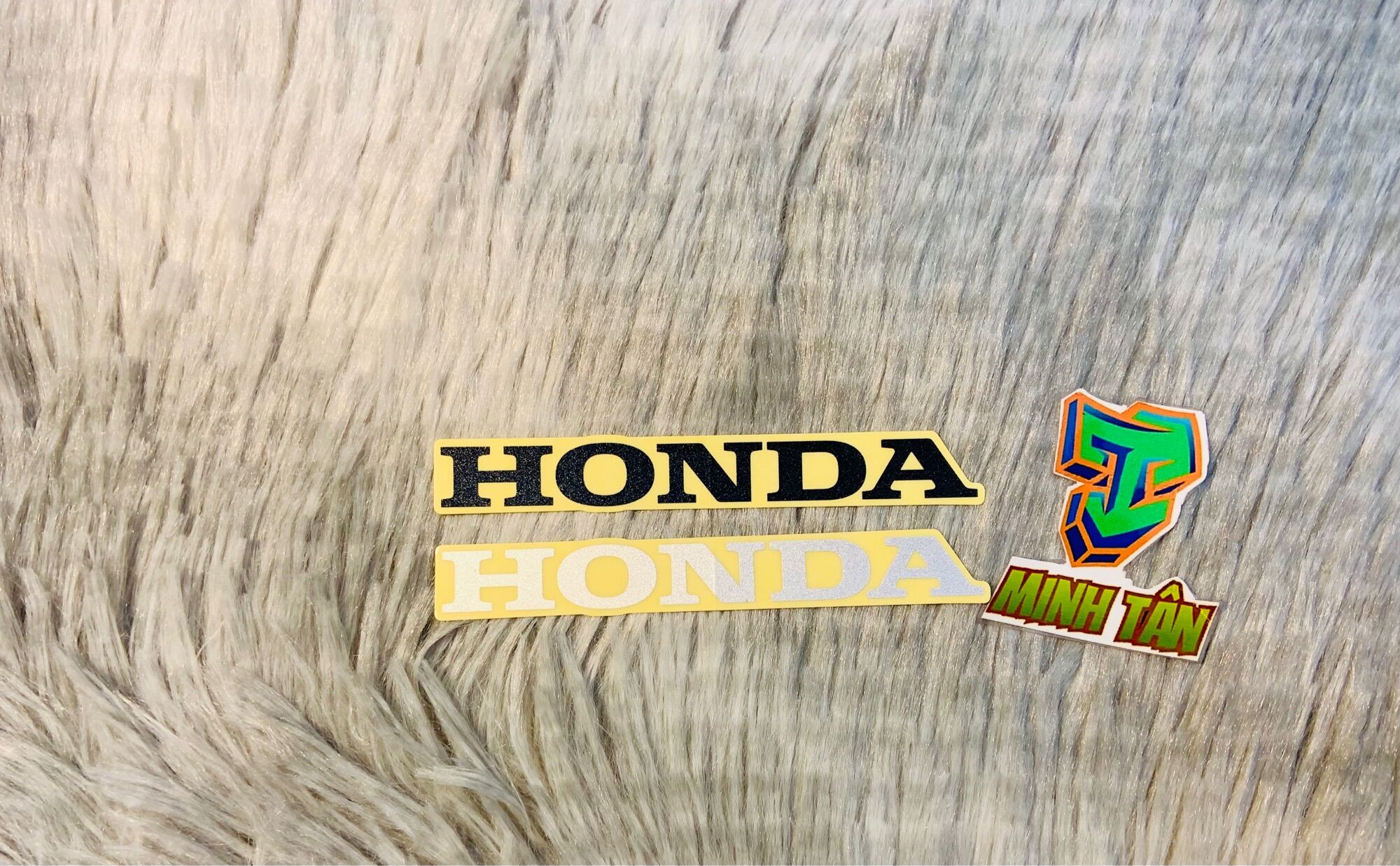 Tem Zin honda 8cm dán cánh yếm xe Future Led, Sh, Vision