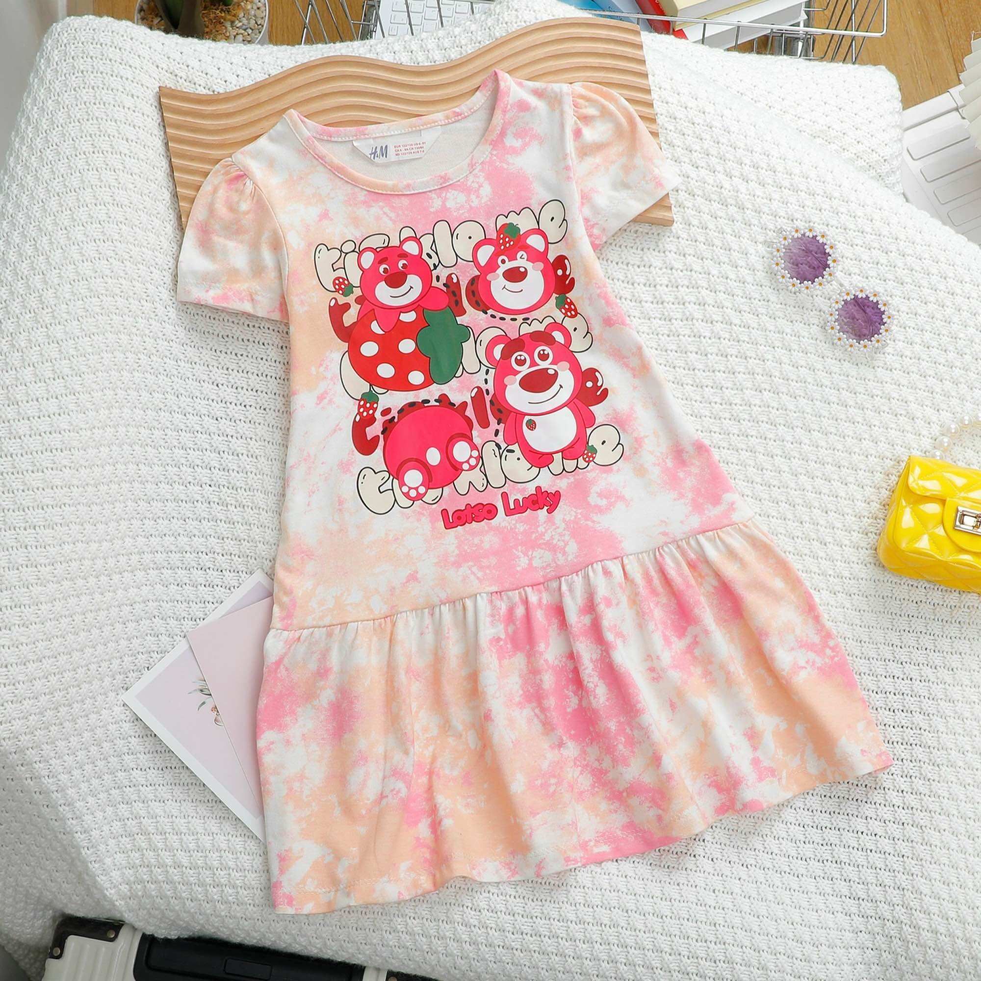 Đầm/Váy Đuôi Cá Thun Cotton H.&M (Size: 12-39kg)