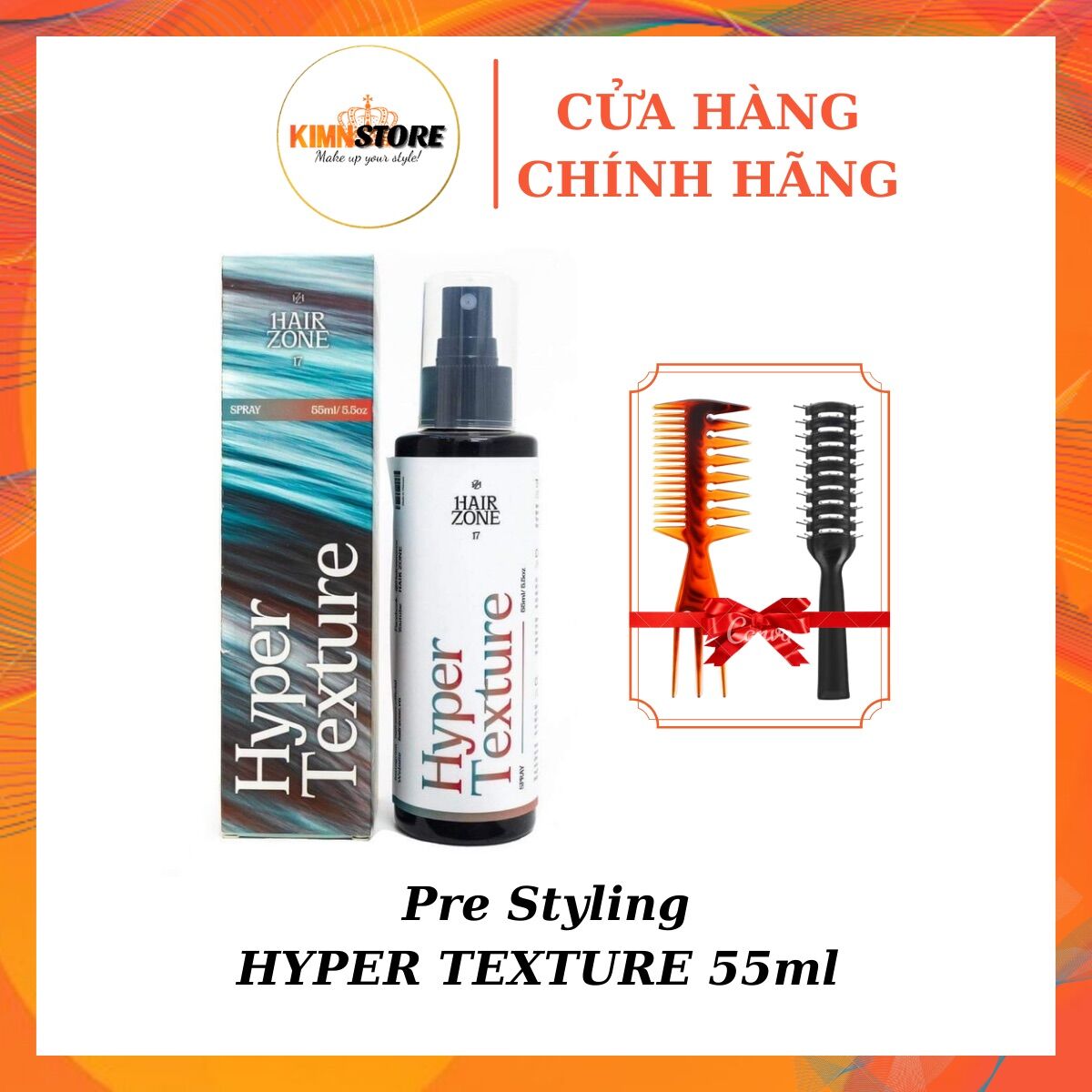 Pre styling giúp giữ nếp tóc đặc hiệu tóc dầu HYPER TEXTURE 55ml dạng xịt by Hair Zone