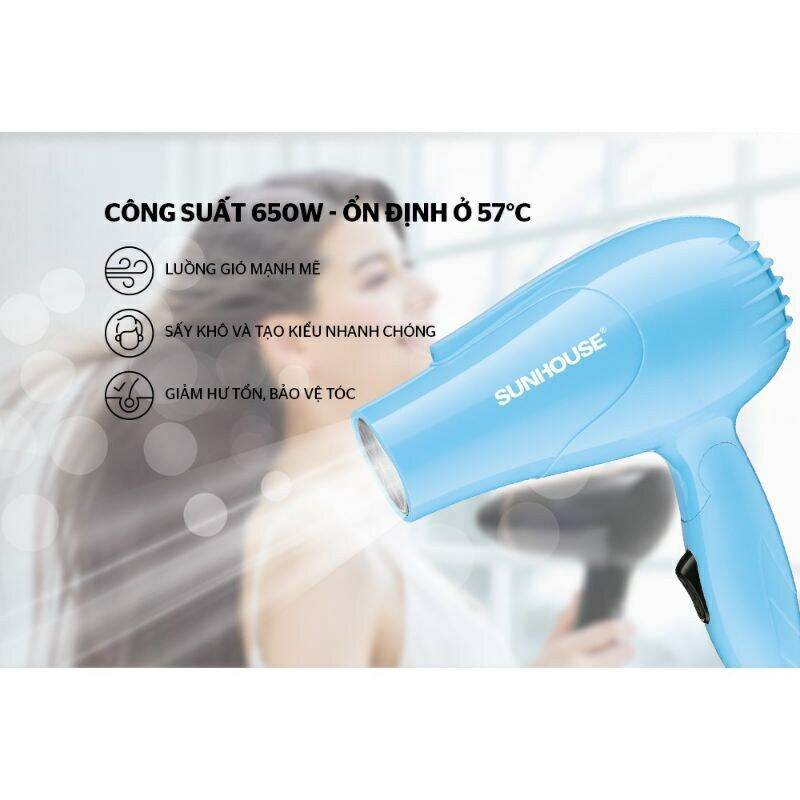 Máy sấy tóc SUNHOUSE SHD2305 công suất 650W