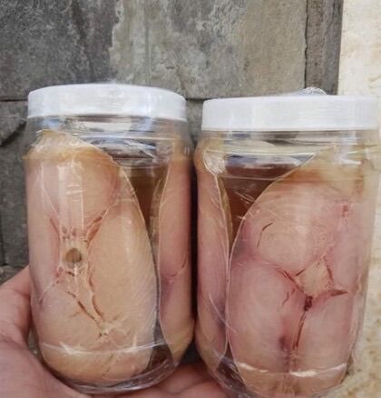 500gr Mắm Cá Thu Nguyên Lát Ngâm Dầu . Đặc Sản Miền Trung